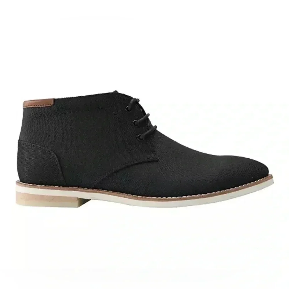 Calvin Klein Men's Alory Casual Round Toe Lace Up Boots sz 7.5 new